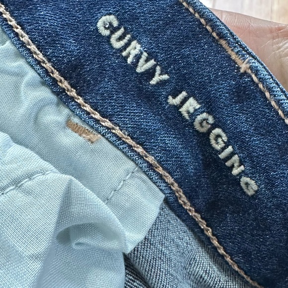 AE Next Level Curvy Jegging Dark Wash Sz 20 Short - Picture 7 of 12